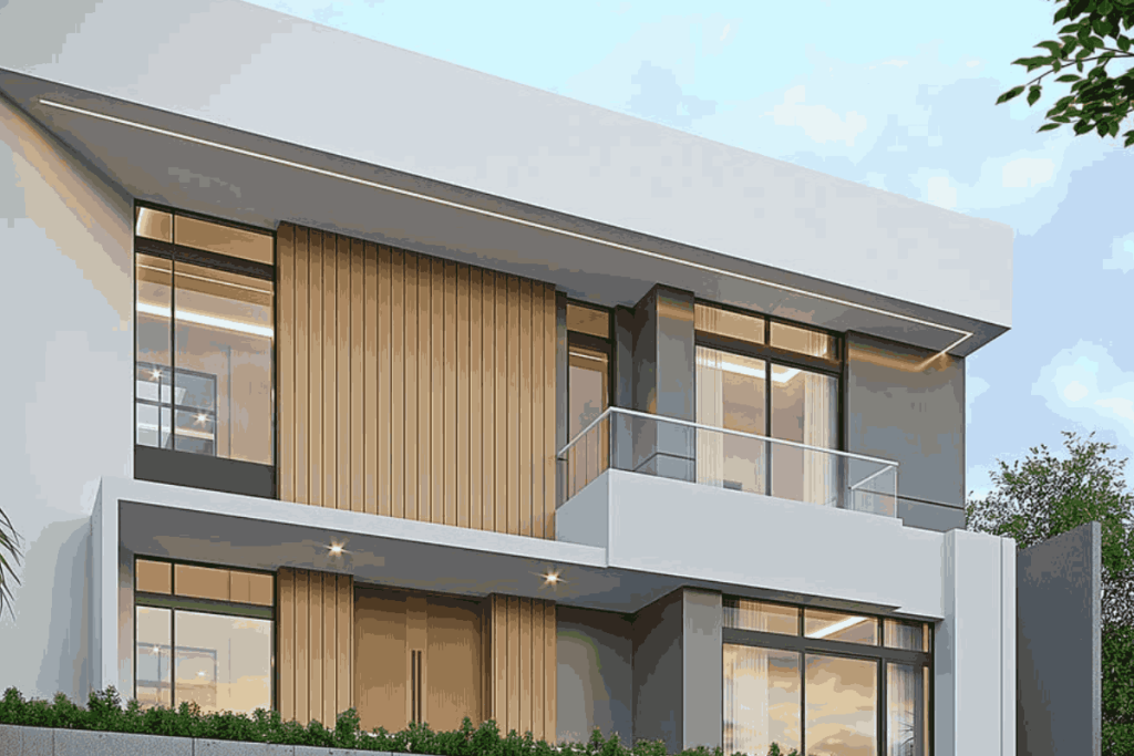 Hunian Minimalis Modern 3 Lantai