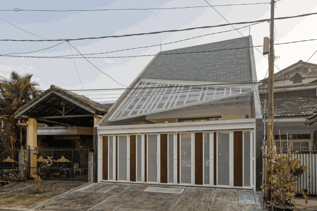 Rumah Minimalis atap miring