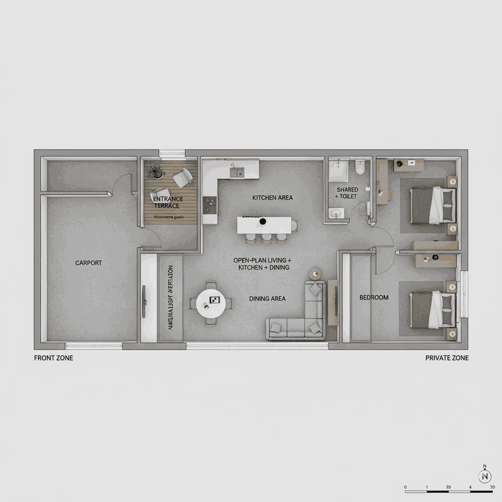contoh desain rumah minimalis modern