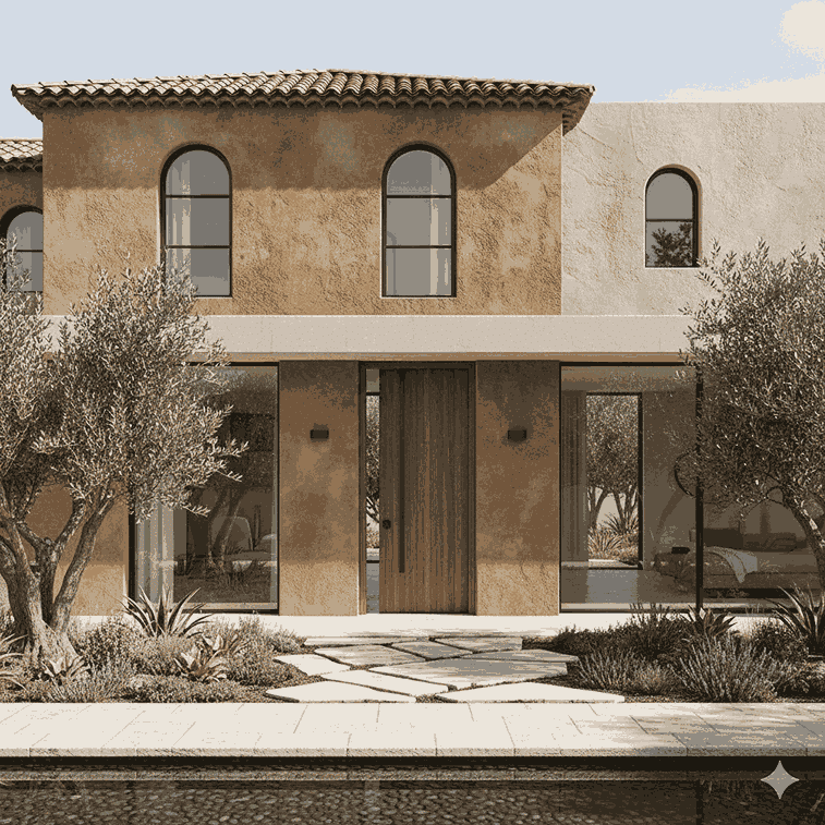 rumah Mediterania modern