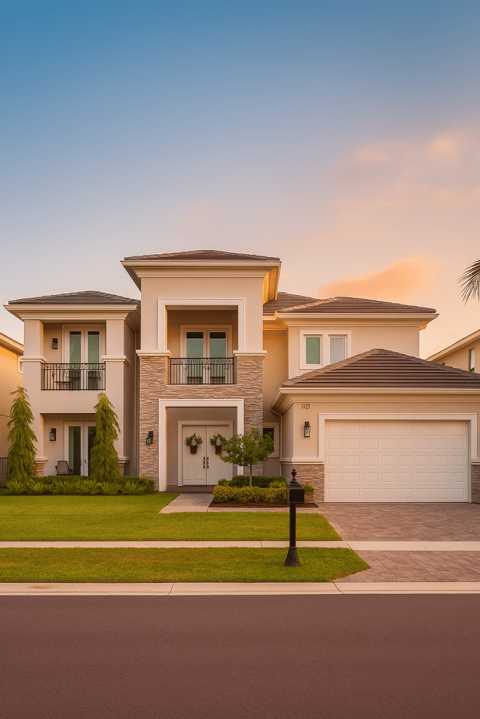 desain rumah minimalis American Style