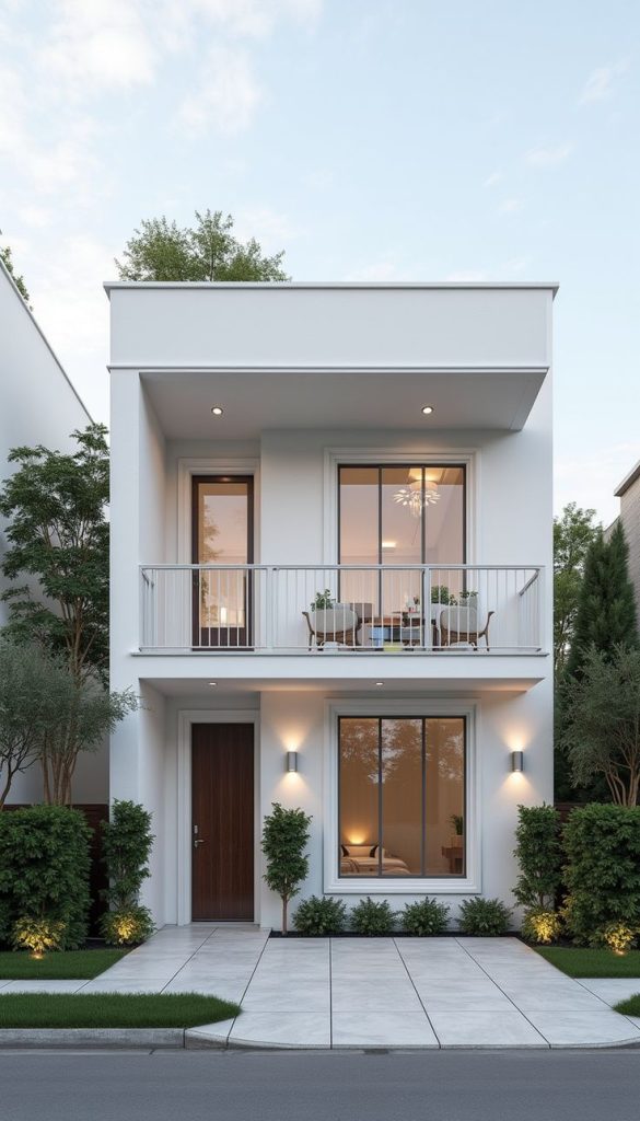 fasad rumah 2 lantai