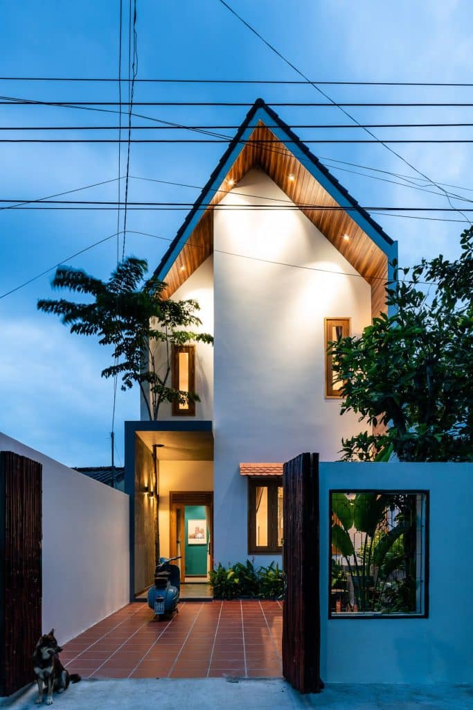 fasad rumah atap pelana tinggi