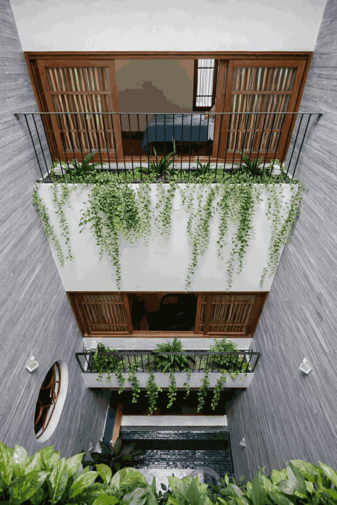 contoh void rumah 2 lantai