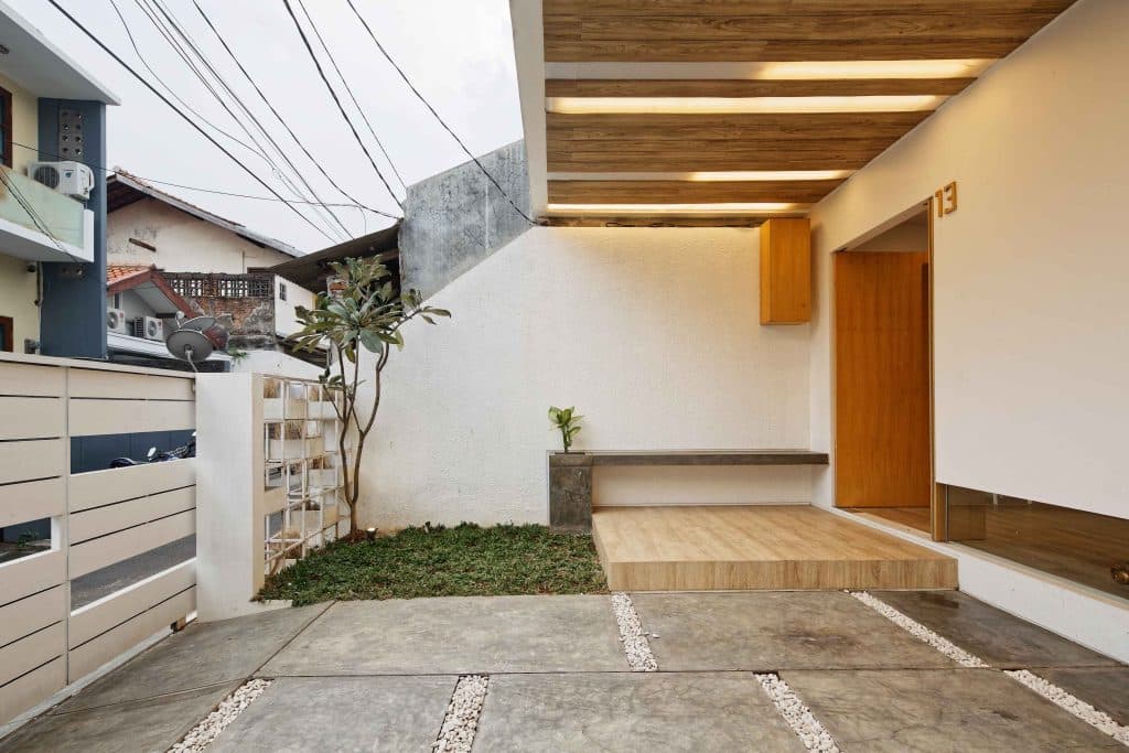 taman minimalis modern