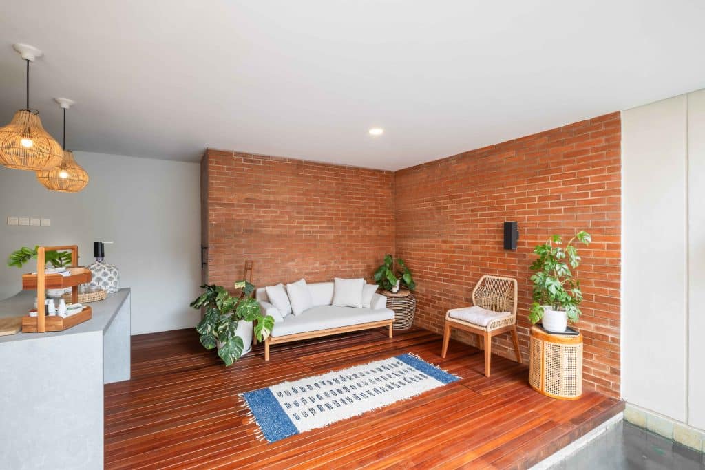 model ruang keluarga industrial modern