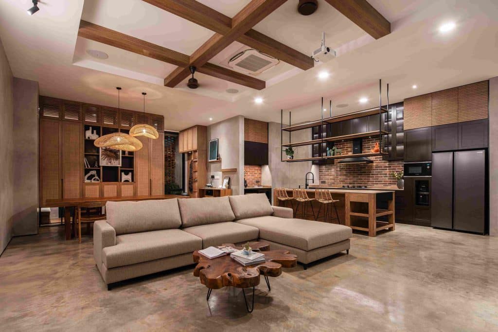 ruang keluarga modern