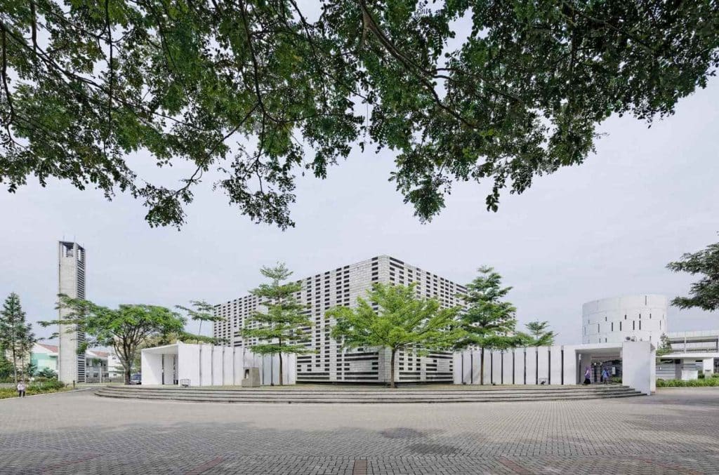 desain masjid modern minimalis