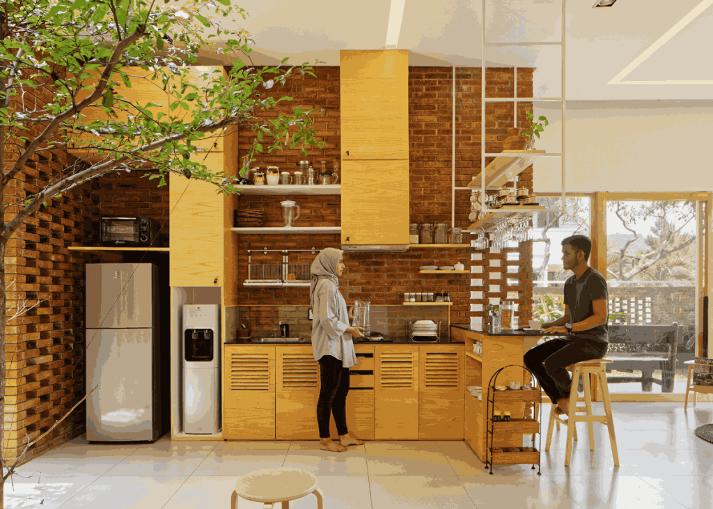 menata ruangan untuk Lebaran