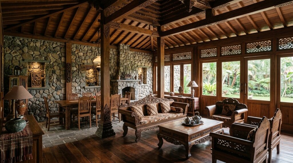 Material rumah gaya klasik elegan