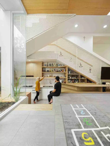 Konsep open space pada rumah minimalis