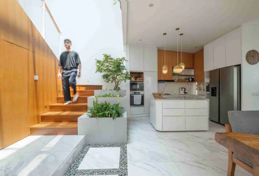 Cara menata dapur minimalis dengan penyimpanan tertutup