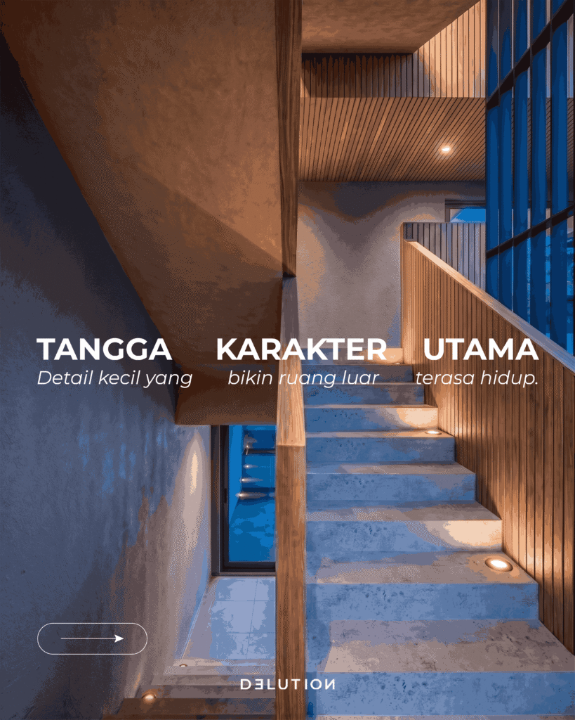 Tangga sebagai karakter utama